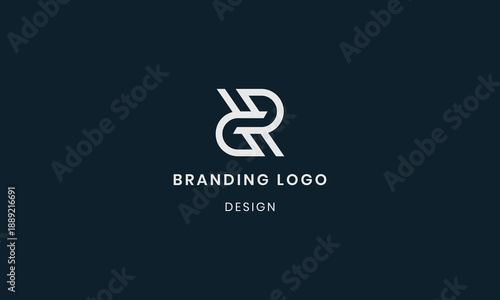 Modern branding logo design with elegant typography