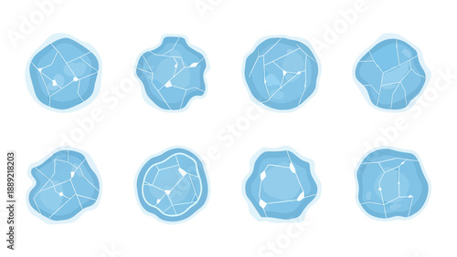 Cracked Ice Cubes Collection