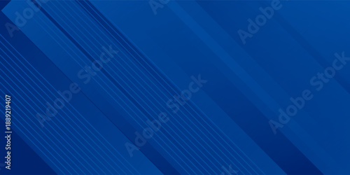 Abstract blue background with glowing geometric lines. Modern blue gradient square shape design. Futuristic technology concept. Suit for brochure, corporate, website, poster, banner, cover modern