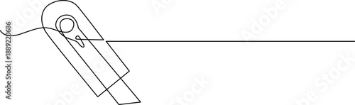 Simple line drawing of a tool Vector