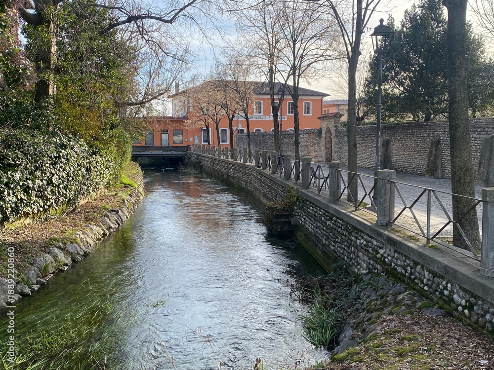 Fototapeta premium Casarsa della Delizia - roggia Mussa s San Giovanni di Casarsa r