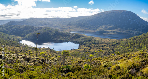 Craddle mountain national park lakes and mountains, Tasmania
