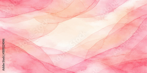Soft pink abstract watercolor paint texture on a light grunge paper backdrop with a subtle silk fabric pattern for an artistic valentine wallpaper design