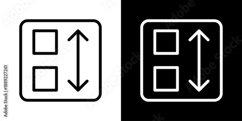 App filter icon representing sorting options, content filtering, data organization, list control, and mobile app UI.