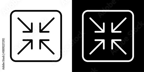App full screen icon representing expand view, maximize interface, immersive mode, display control, and mobile app UI.