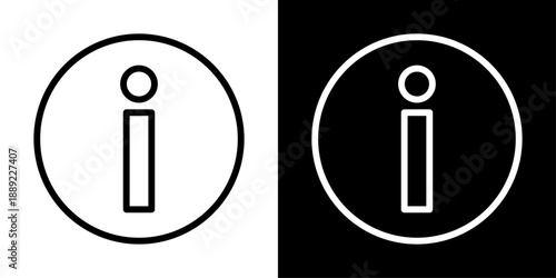 App info icon representing information access, help details, app guidance, user assistance, and mobile app interface.