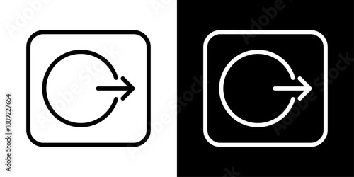 App logout icon representing sign out action, user session end, account exit, security control, and mobile app interface.