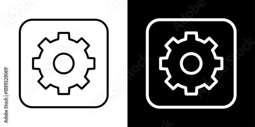 App settings icon representing configuration options, preferences control, system setup, customization, and mobile app interface.