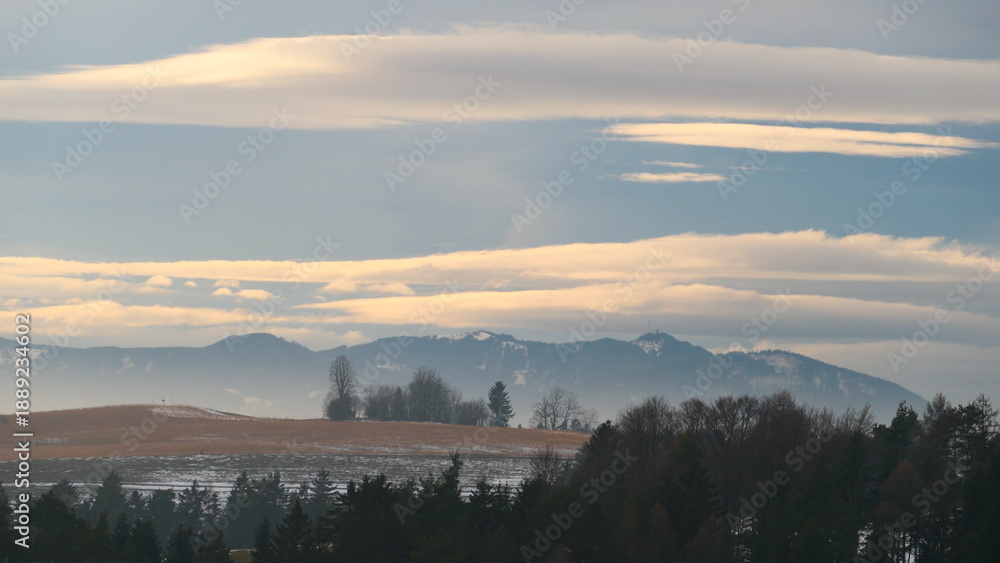 Obraz premium Landschaftsidyll Bucklige Welt, Niederösterreich 