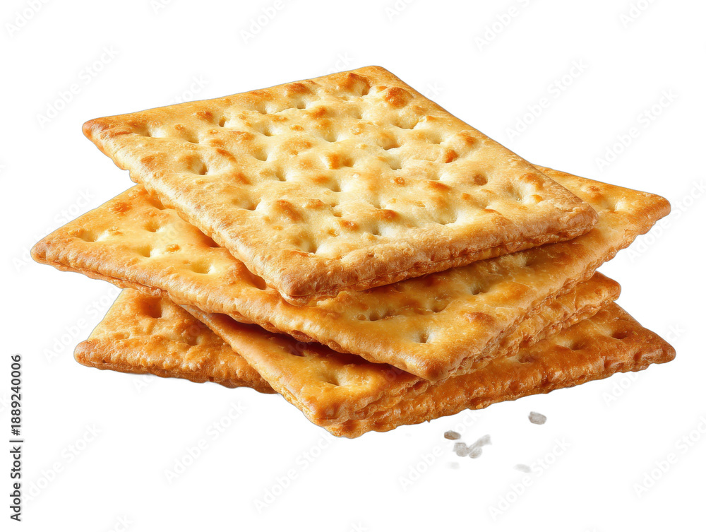Fototapeta premium cracker isolated on a transparent