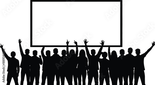 Business Audience Presentation Silhouette .