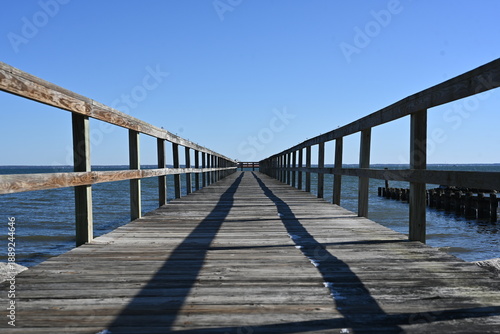 Pier overlooking the Chesapeake Bay