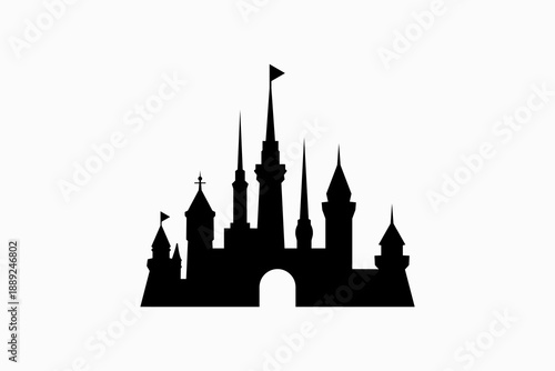 Castle Vector Logo Premium 