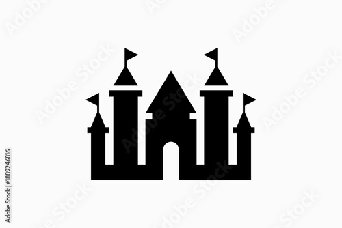Castle Vector Logo Premium 