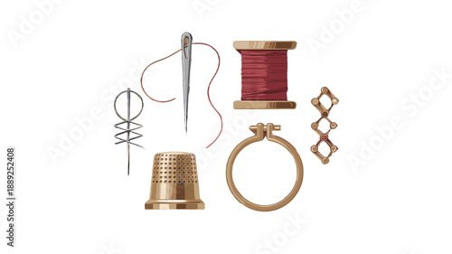 Crafting essentials arranged. 