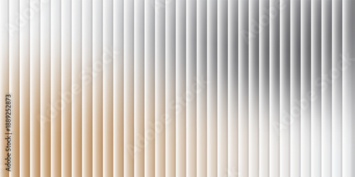 Abstract minimalistic background with evenly spaced vertical light bars, smooth gradient transition from magenta and purple on the left to deep cream on the right