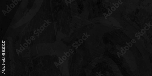 Abstract dark black or gray stone concrete surface dust wall. Seamless old concrete grunge wall texture backdoor wallpaper. Beautiful grunge black decorative dark stucco wall texture.	