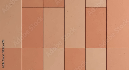 Abstract Terracotta Tile Wall Pattern Background