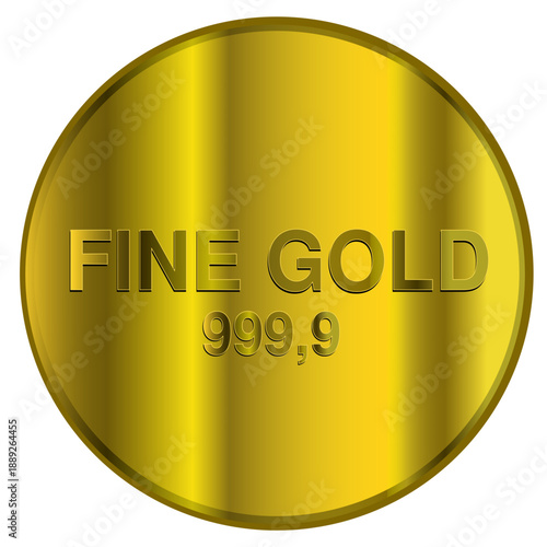 Pièce d'or fin