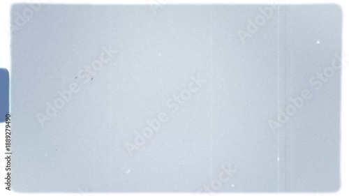 Retro style film frame with grain and texture effects