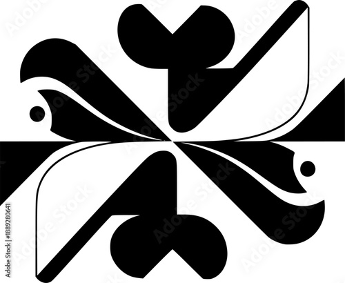 four leaf clover vector illustration