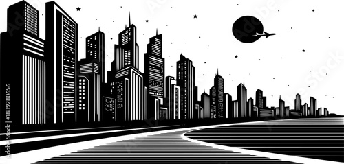 abstract city background