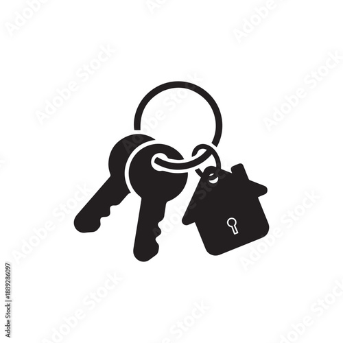 Home Keys and House Access Icon.