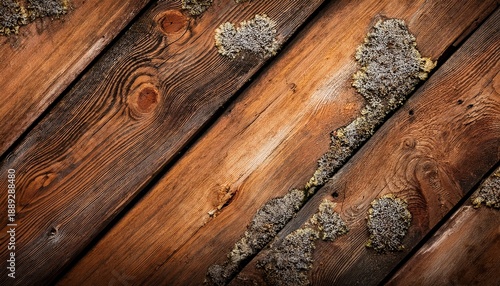Rusty Wooden And Mold On Wood Background