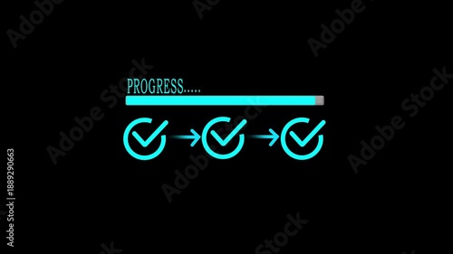Checklist and task progress tracking concept on transparent background. Productivity, goal setting, and efficient project management.
