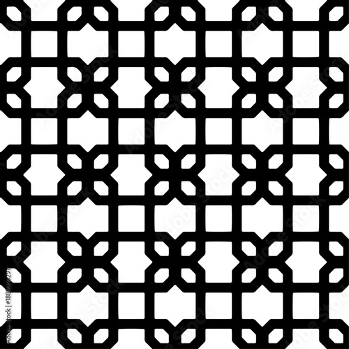 Abstract vector seamless geometric pattern with contemporary flair