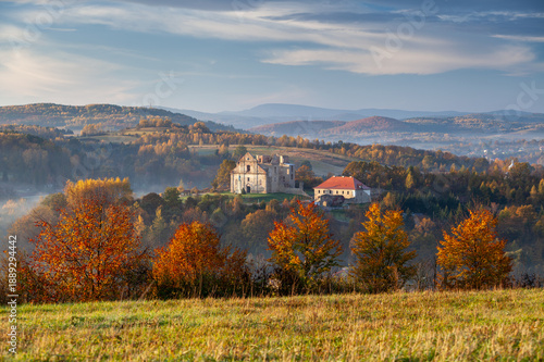 the ruins of the Carmelite monastery in Zagórz, in the Podkarpacie region