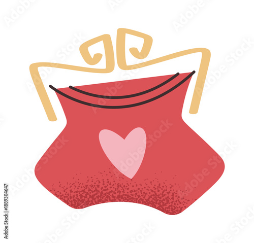 Women cosmetic bag sticker design