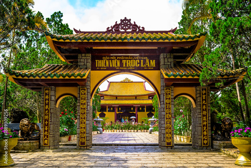 Door of Truc Lam Zen Monastery