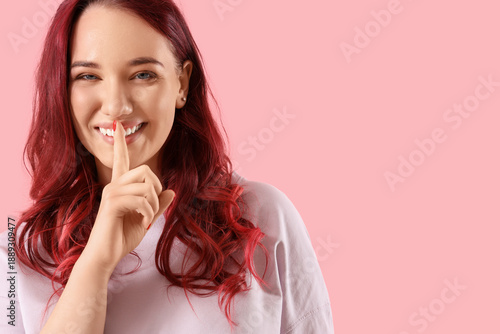 Beautiful young woman with ...