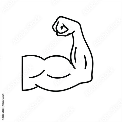 Fitness and health tracking icon set for mobile apps and websites