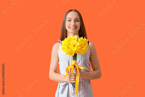 Beautiful young happy woman...
