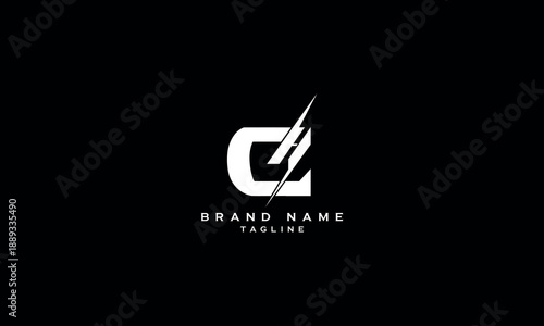 CH HC C AND H  Abstract initial monogram letter alphabet logo design
