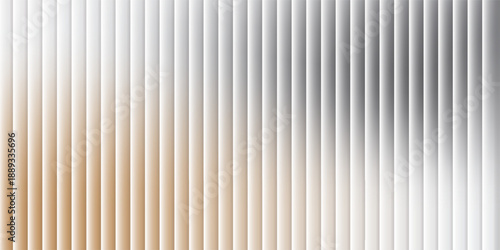 Abstract minimalistic background with evenly spaced vertical light bars, smooth gradient transition from magenta and purple on the left to deep cream on the right