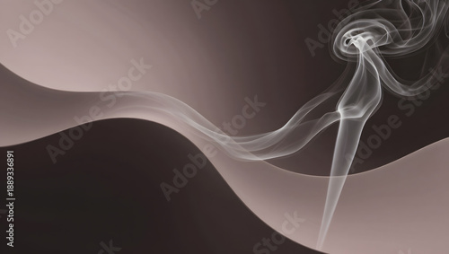 Smoke Forming a Swirl