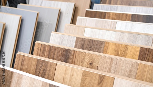 Sample flooring display for home improvement