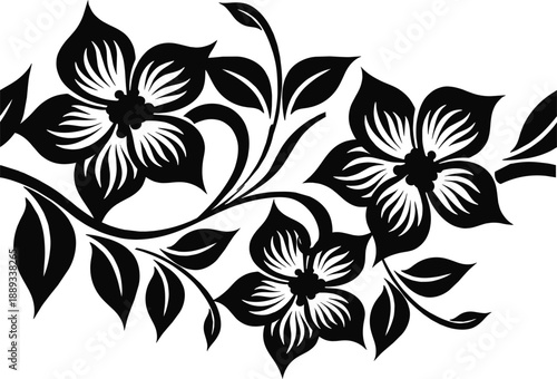 Very exclusive flora and fauna motifs for various purposes such as printing fabrics, posters and publications