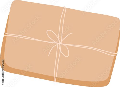 Package Wrapped With String