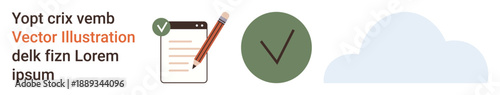 Task management, cloud storage, productivity tools, data organization, workflow, online documentation. Image of a checklist, green checkmark and a cloud icon. Task management and cloud storage