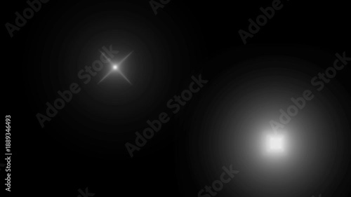 Paparazzi camera flashes. Moving banner with blinking flashlights and flashing lens flares on dark alpha channel background. Realistic graphic animated footage