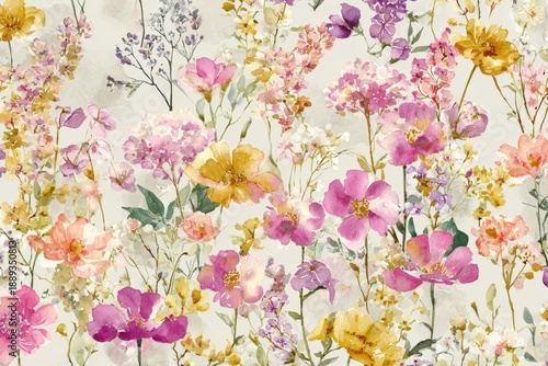 Watercolor Floral Pattern
