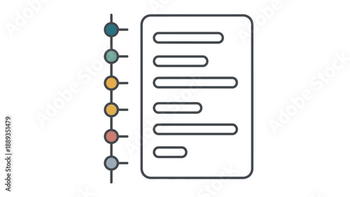 Timeline of Data Points and Analytical Report Document with Bulleted List