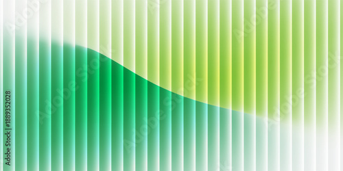 Colorful grainy gradient background template. Trendy ribbed glass effect texture.