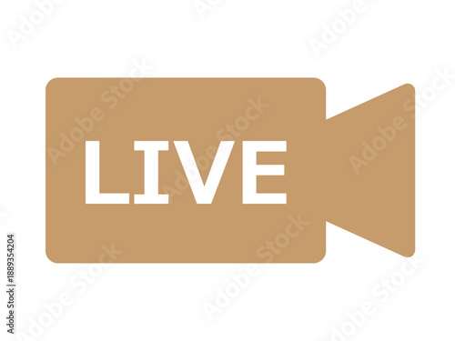 ライブ配信マーク（生放送のアイコン）