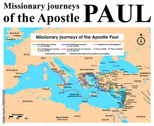 Missionary journeys of the Apostle Paul
