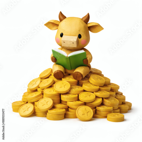 Coin Reading Bull: A charmi...